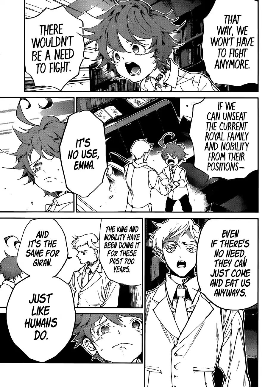 Yakusoku no Neverland Chapter 127 page 18 - Chapter 127: Confrontation