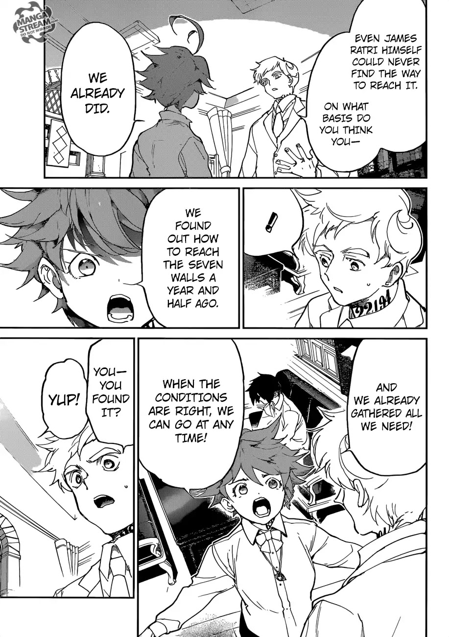 Yakusoku no Neverland Chapter 128 page 10 - Chapter 128: I've Made Up My Mind