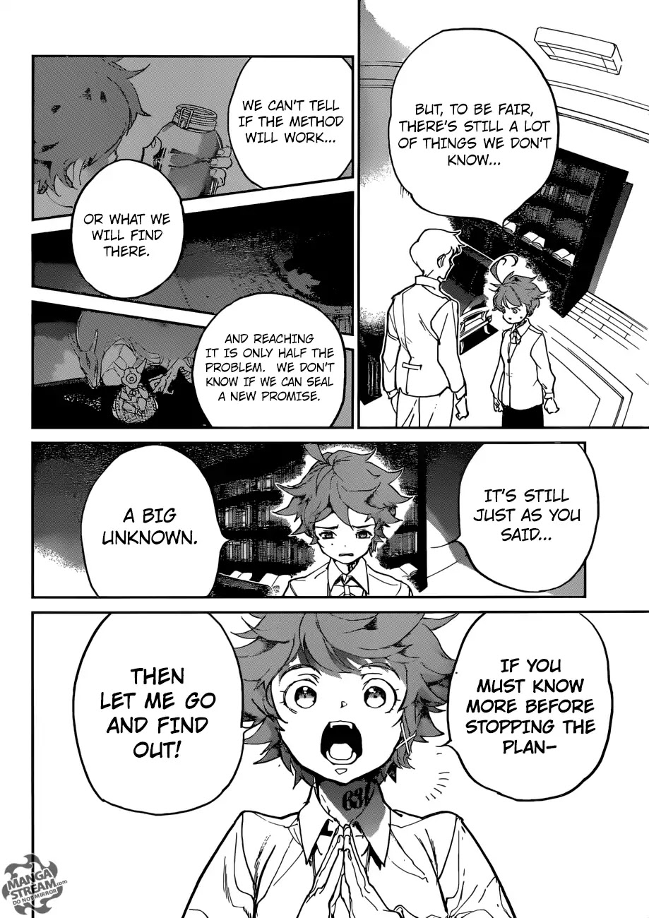 Yakusoku no Neverland Chapter 128 page 11 - Chapter 128: I've Made Up My Mind