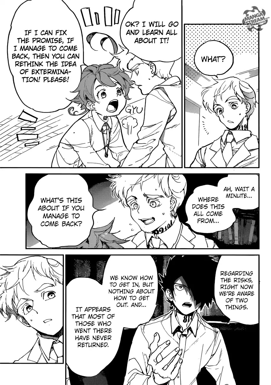 Yakusoku no Neverland Chapter 128 page 12 - Chapter 128: I've Made Up My Mind