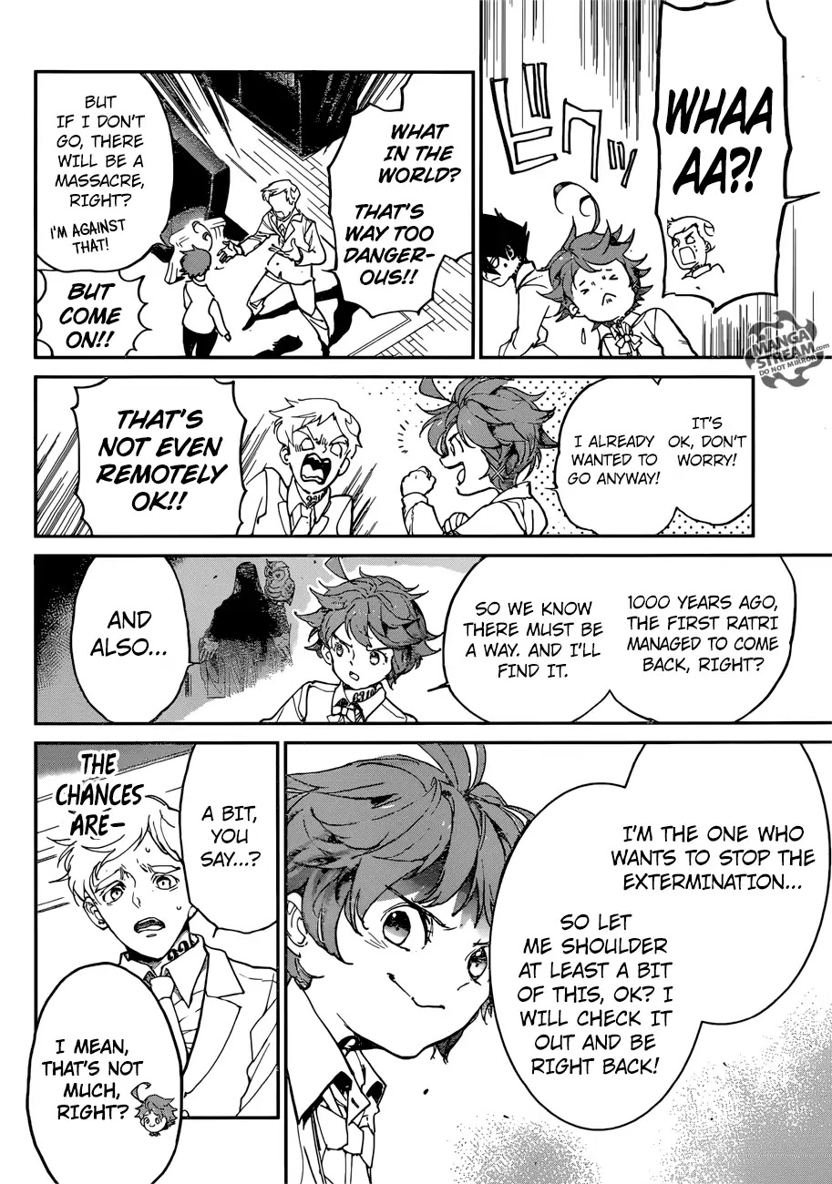 Yakusoku no Neverland Chapter 128 page 13 - Chapter 128: I've Made Up My Mind