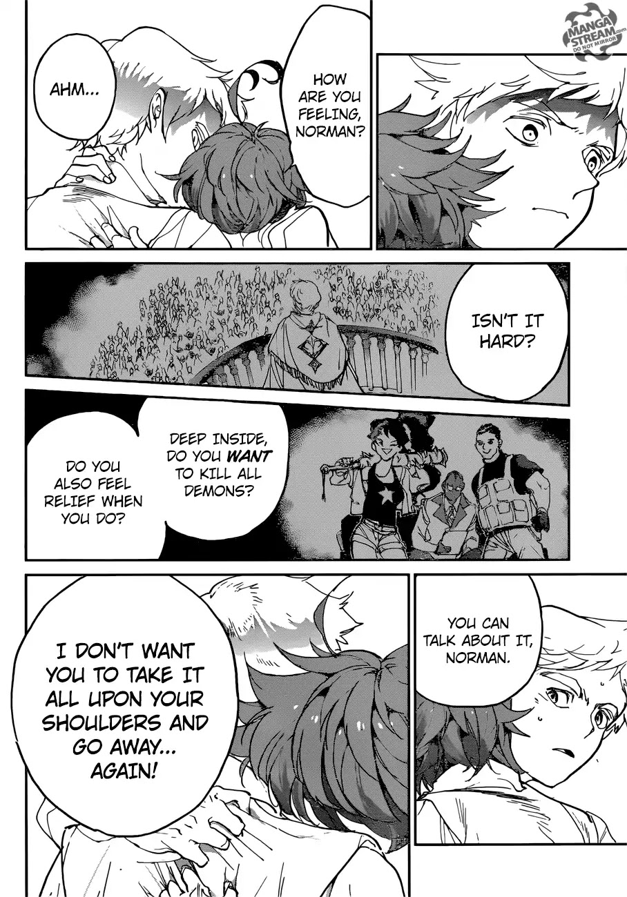 Yakusoku no Neverland Chapter 128 page 15 - Chapter 128: I've Made Up My Mind