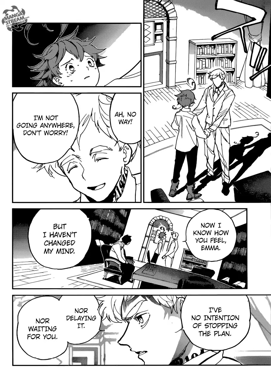 Yakusoku no Neverland Chapter 128 page 17 - Chapter 128: I've Made Up My Mind
