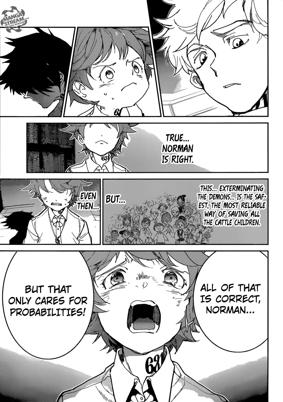 Yakusoku no Neverland Chapter 128 page 4 - Chapter 128: I've Made Up My Mind