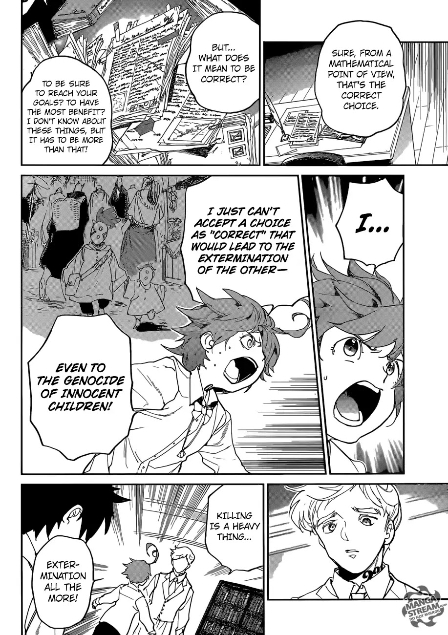 Yakusoku no Neverland Chapter 128 page 5 - Chapter 128: I've Made Up My Mind