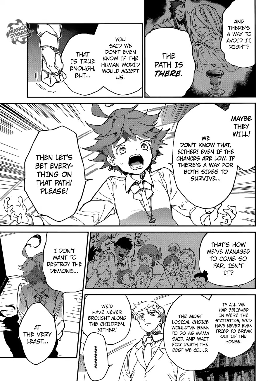 Yakusoku no Neverland Chapter 128 page 6 - Chapter 128: I've Made Up My Mind
