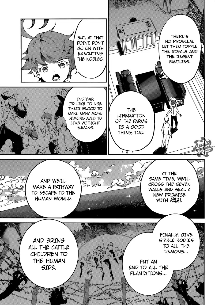 Yakusoku no Neverland Chapter 128 page 8 - Chapter 128: I've Made Up My Mind