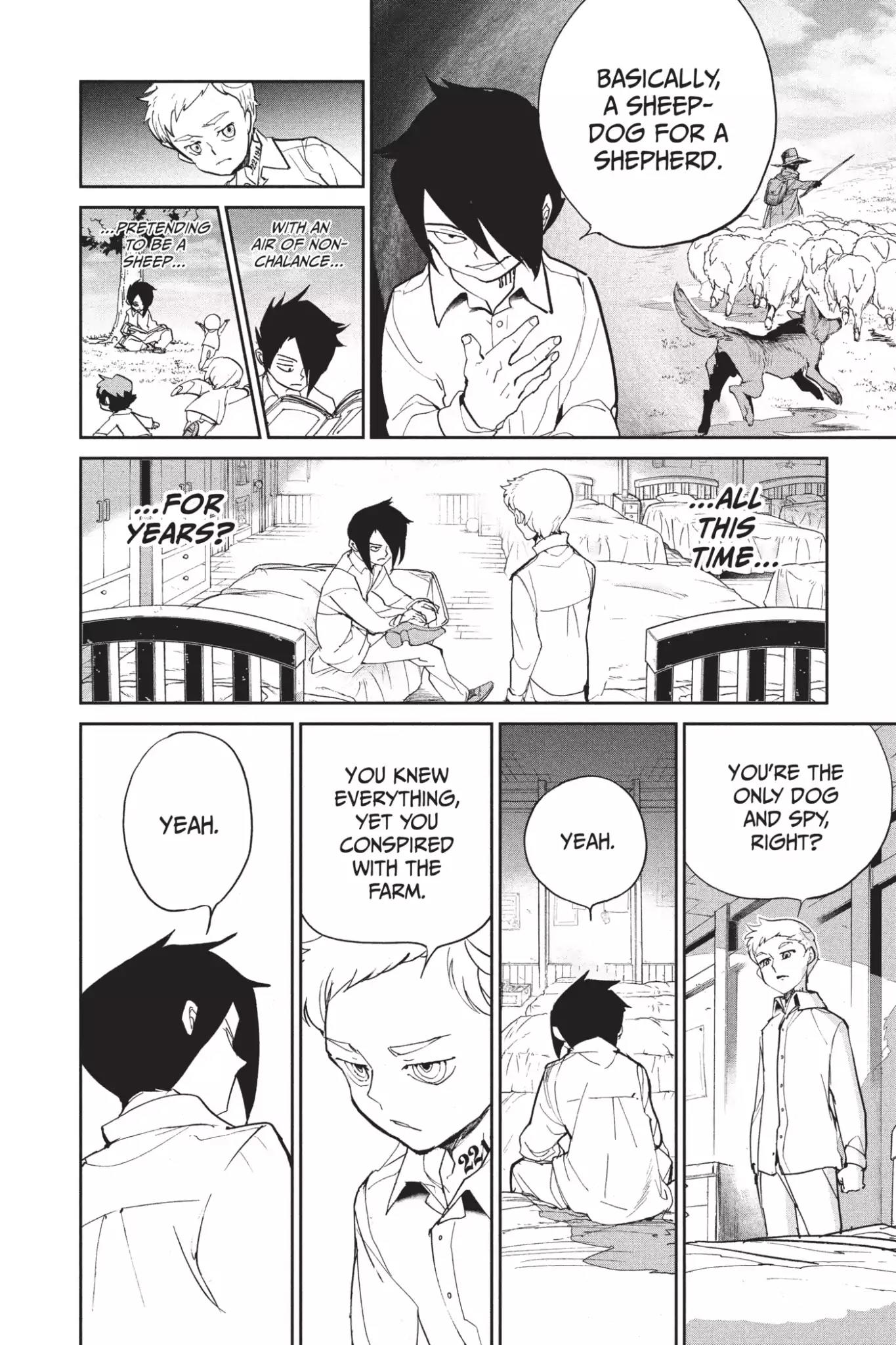 Yakusoku no Neverland Chapter 13 page 10 - Chapter 13: Traitor, Part 3