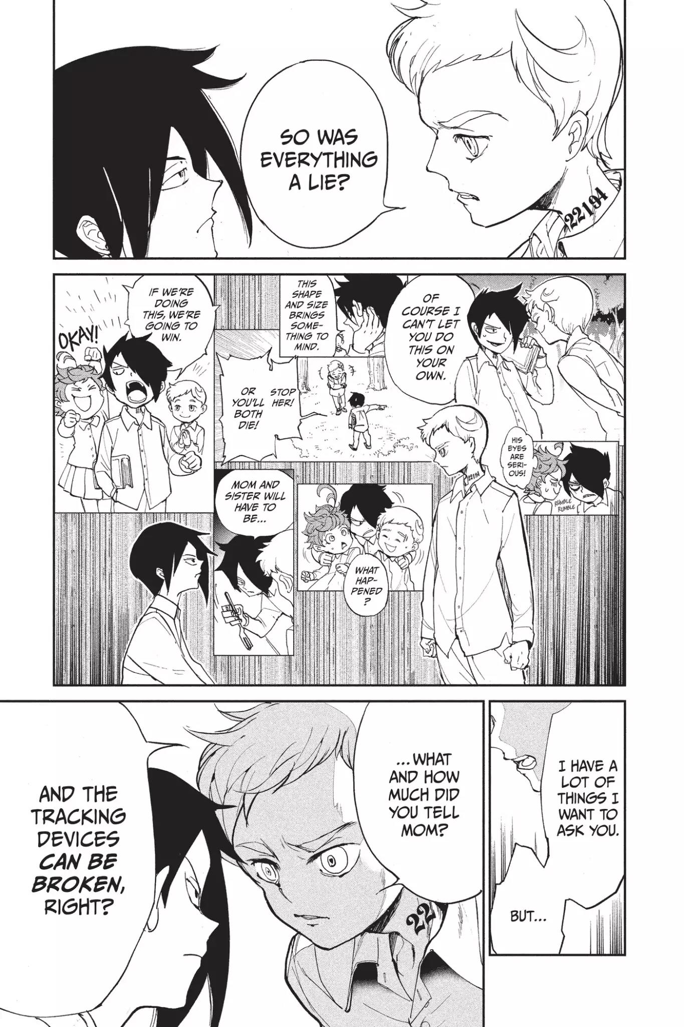 Yakusoku no Neverland Chapter 13 page 11 - Chapter 13: Traitor, Part 3