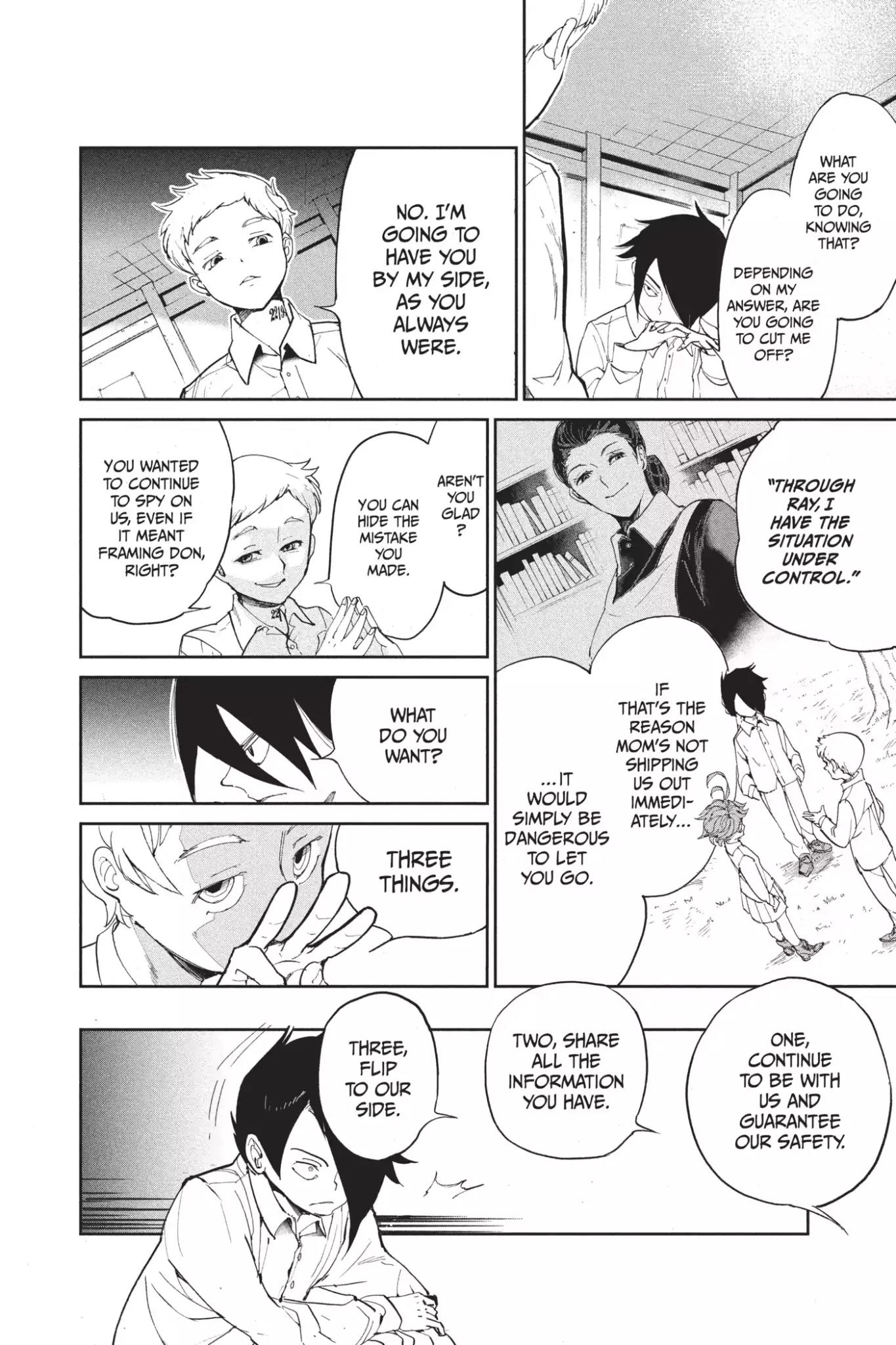 Yakusoku no Neverland Chapter 13 page 12 - Chapter 13: Traitor, Part 3