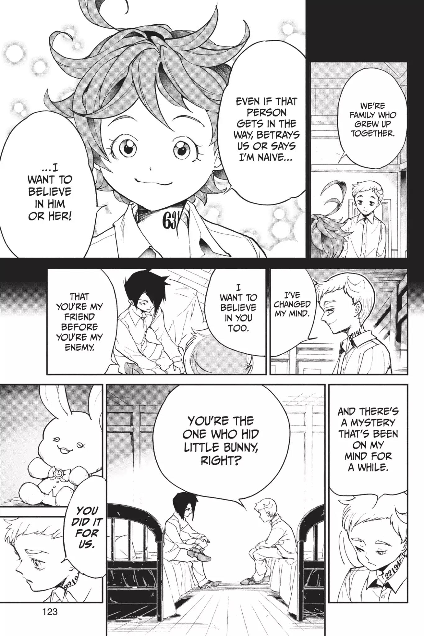 Yakusoku no Neverland Chapter 13 page 15 - Chapter 13: Traitor, Part 3