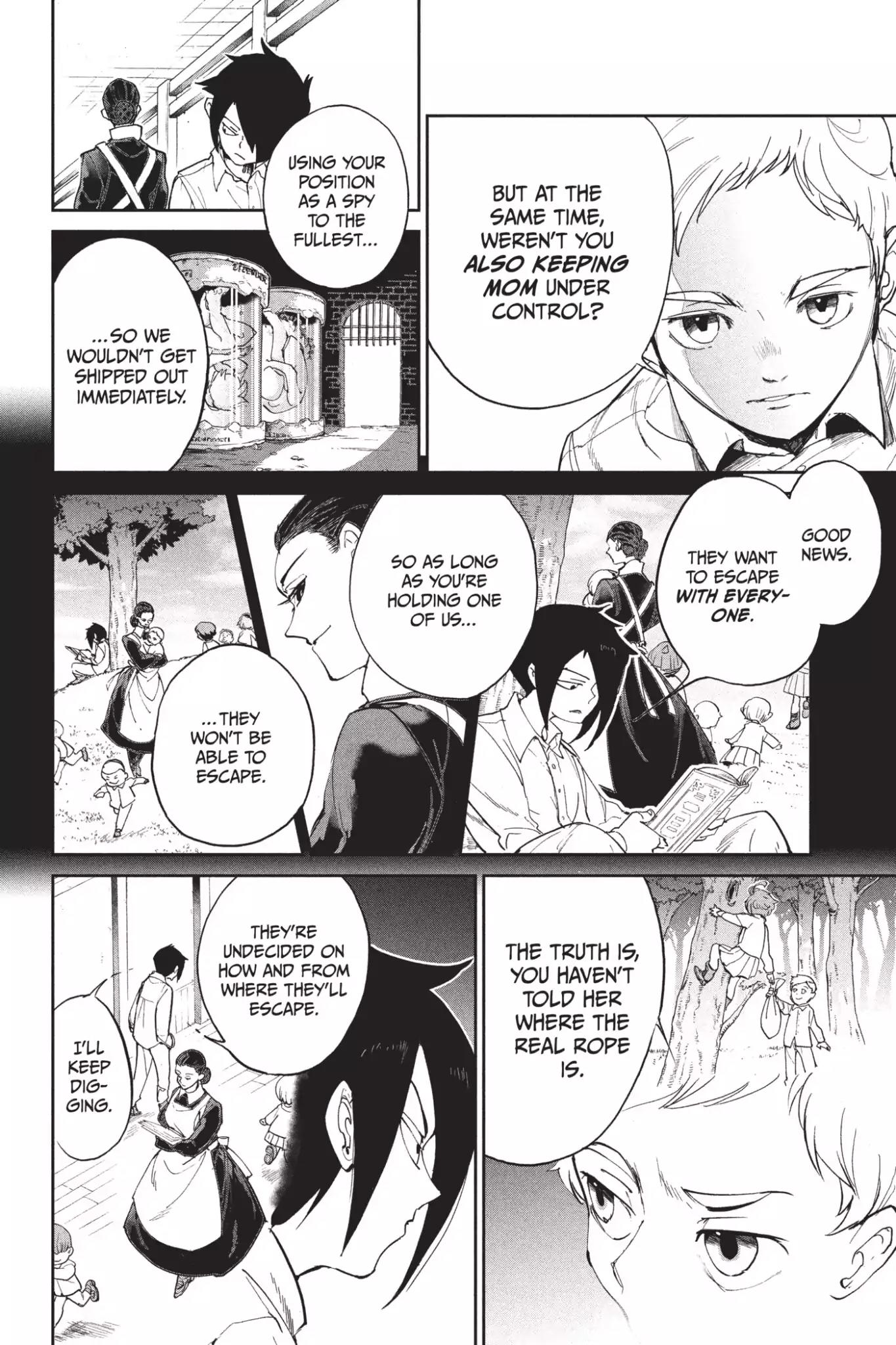 Yakusoku no Neverland Chapter 13 page 18 - Chapter 13: Traitor, Part 3
