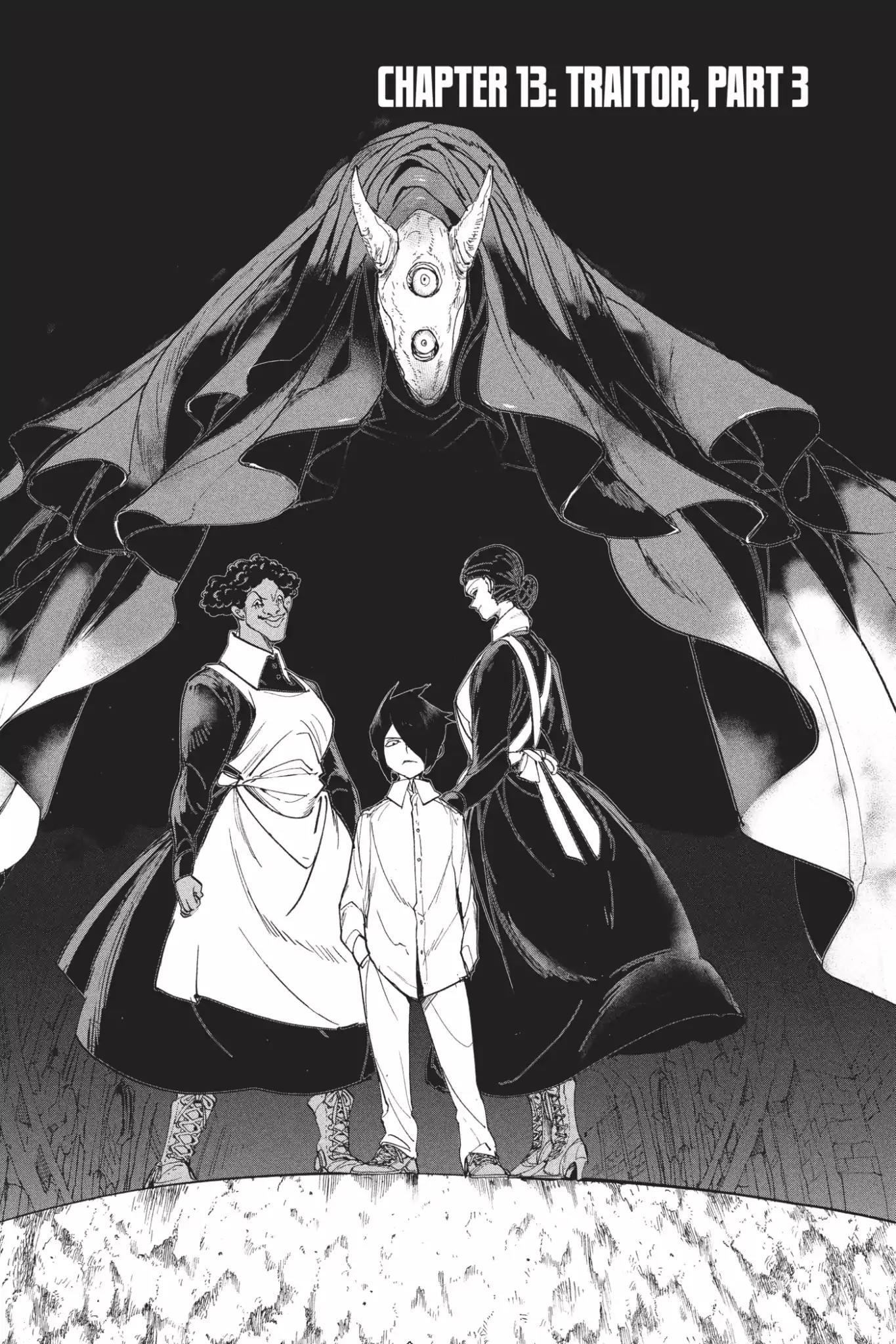 Yakusoku no Neverland Chapter 13 page 2 - Chapter 13: Traitor, Part 3
