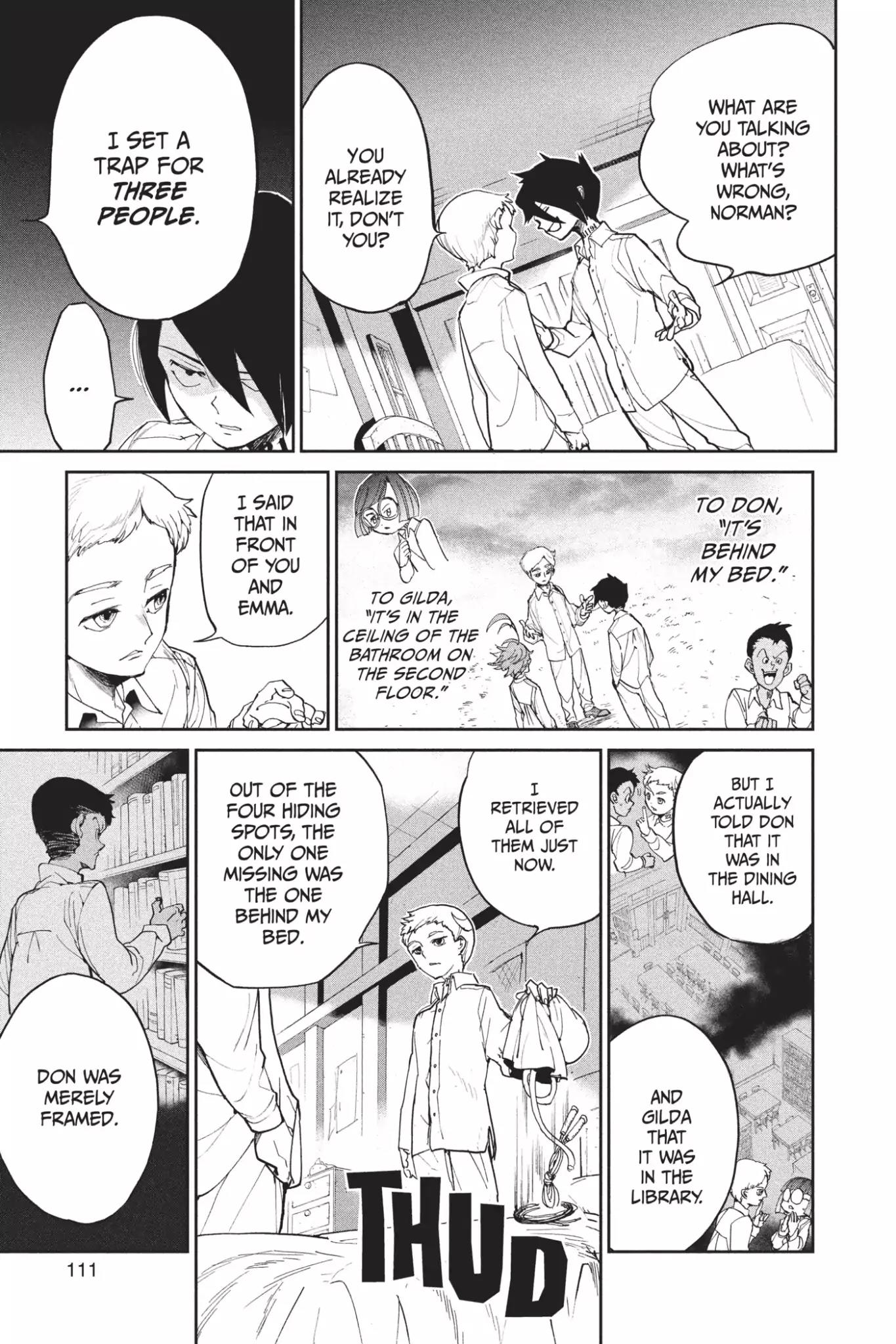 Yakusoku no Neverland Chapter 13 page 3 - Chapter 13: Traitor, Part 3