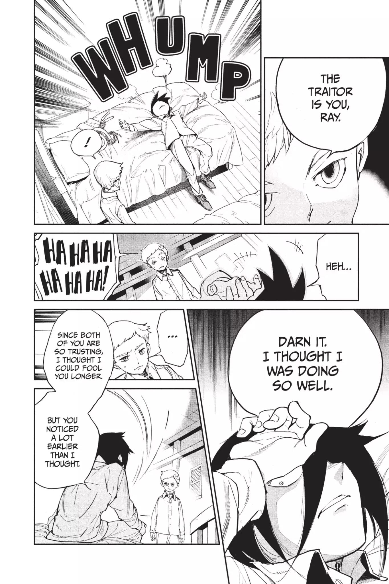 Yakusoku no Neverland Chapter 13 page 4 - Chapter 13: Traitor, Part 3