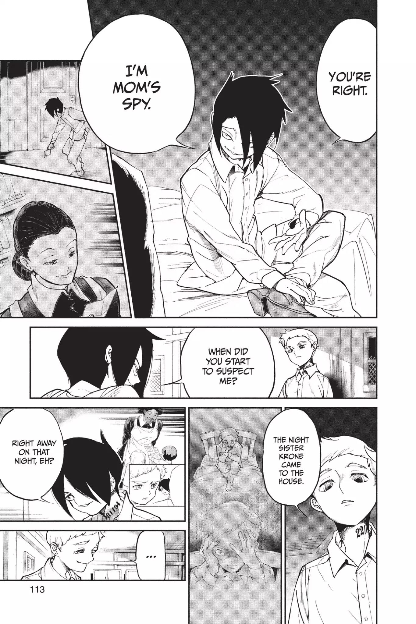 Yakusoku no Neverland Chapter 13 page 5 - Chapter 13: Traitor, Part 3