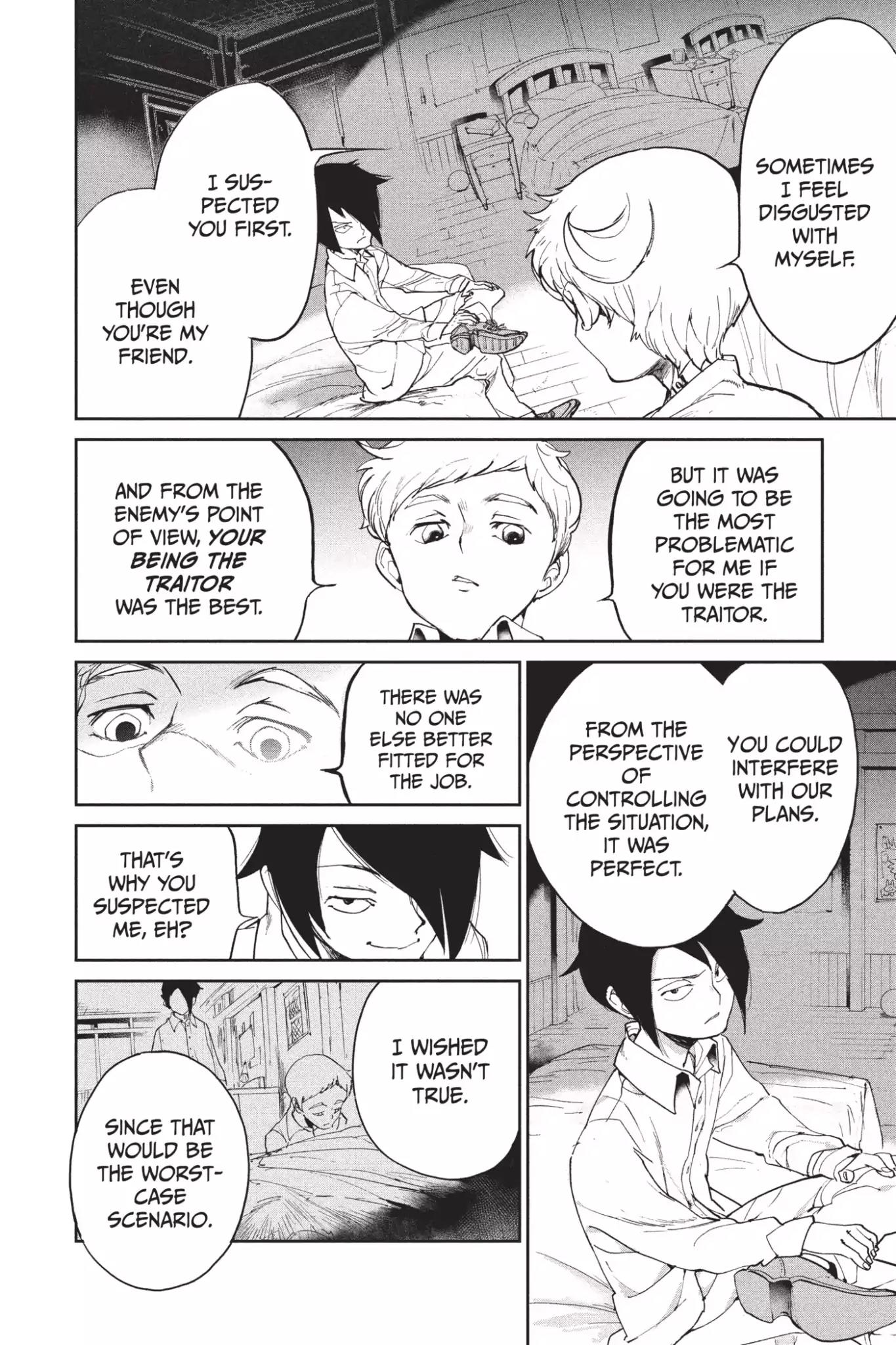 Yakusoku no Neverland Chapter 13 page 6 - Chapter 13: Traitor, Part 3