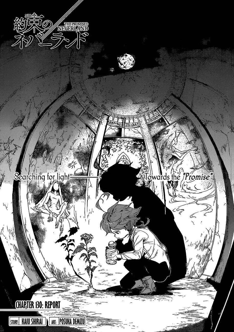 Yakusoku no Neverland Chapter 130 page 1 - Chapter 130: Report