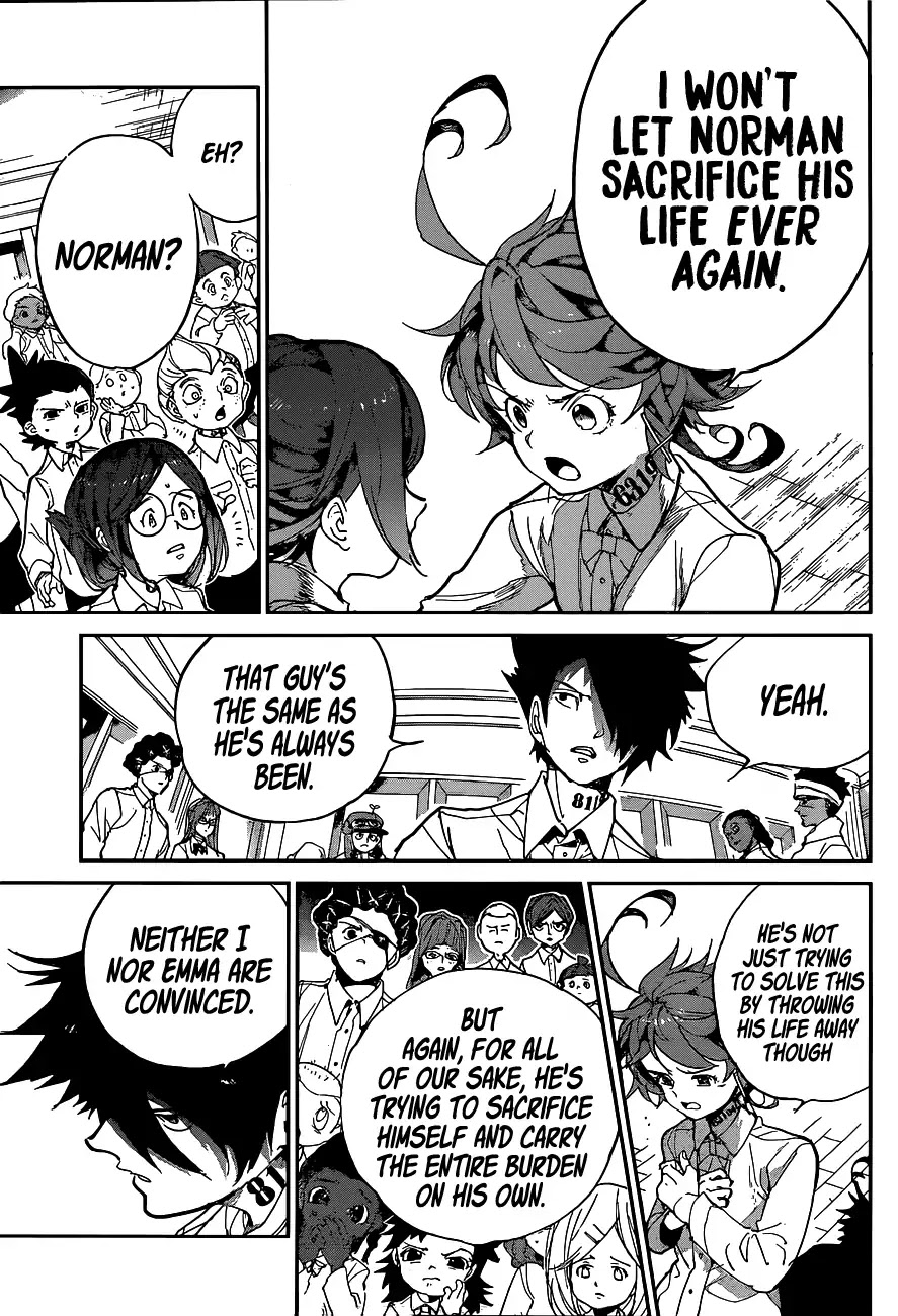 Yakusoku no Neverland Chapter 130 page 13 - Chapter 130: Report