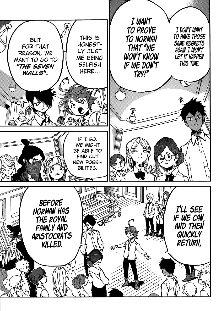 Yakusoku no Neverland Chapter 130 page 15 - Chapter 130: Report