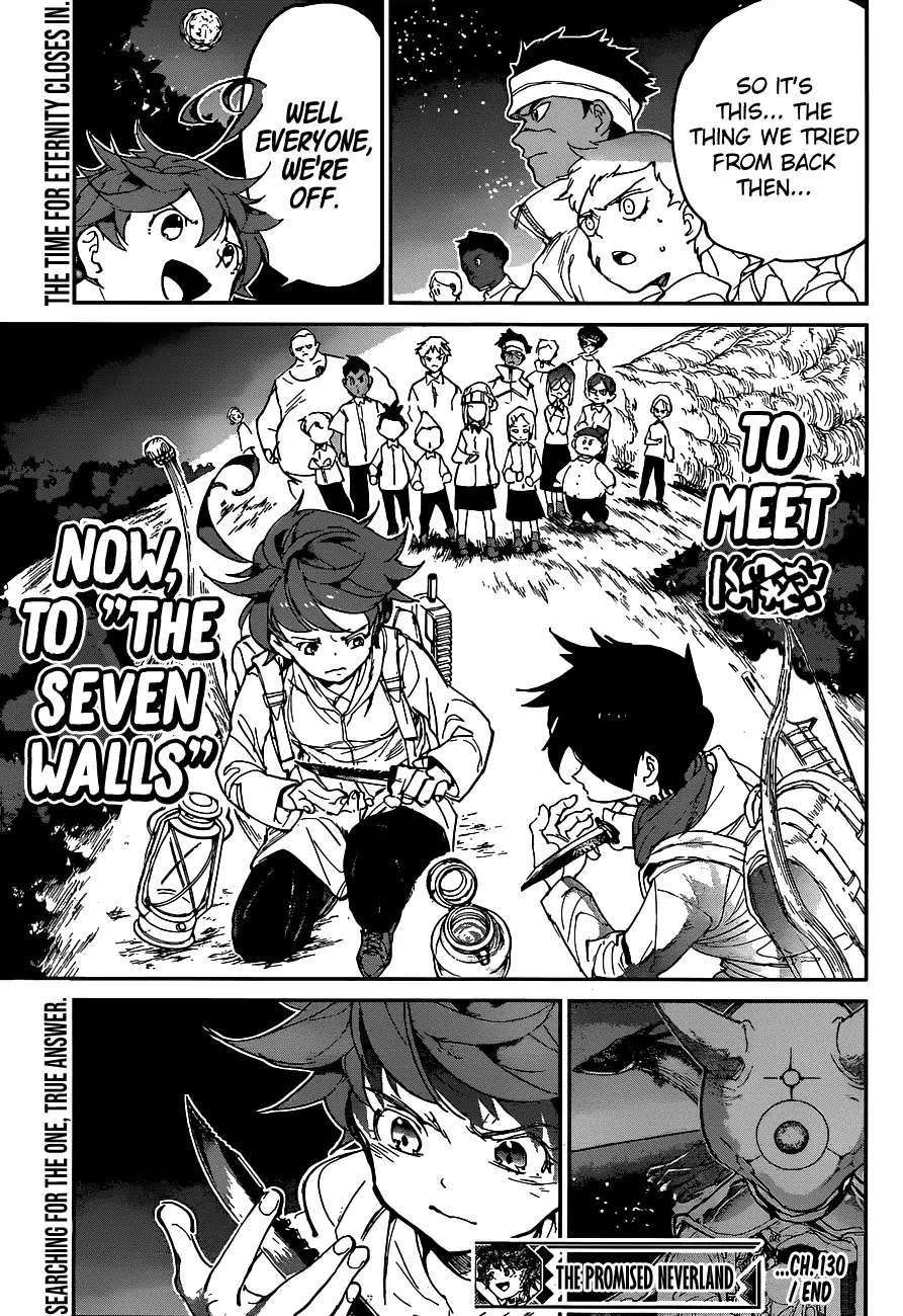 Yakusoku no Neverland Chapter 130 page 19 - Chapter 130: Report