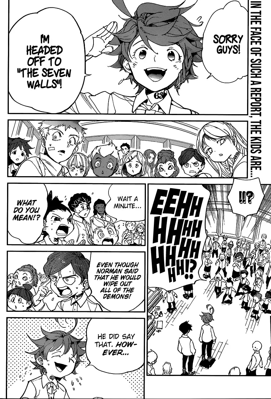 Yakusoku no Neverland Chapter 130 page 3 - Chapter 130: Report