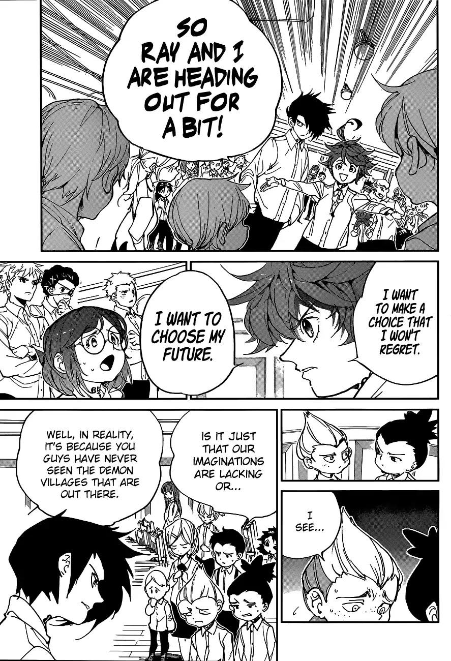 Yakusoku no Neverland Chapter 130 page 7 - Chapter 130: Report