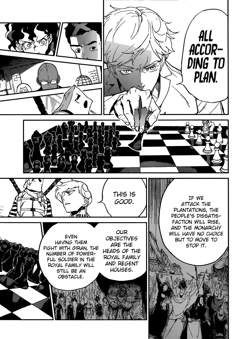 Yakusoku no Neverland Chapter 132 page 11 - Chapter 132: Assailing Criminals