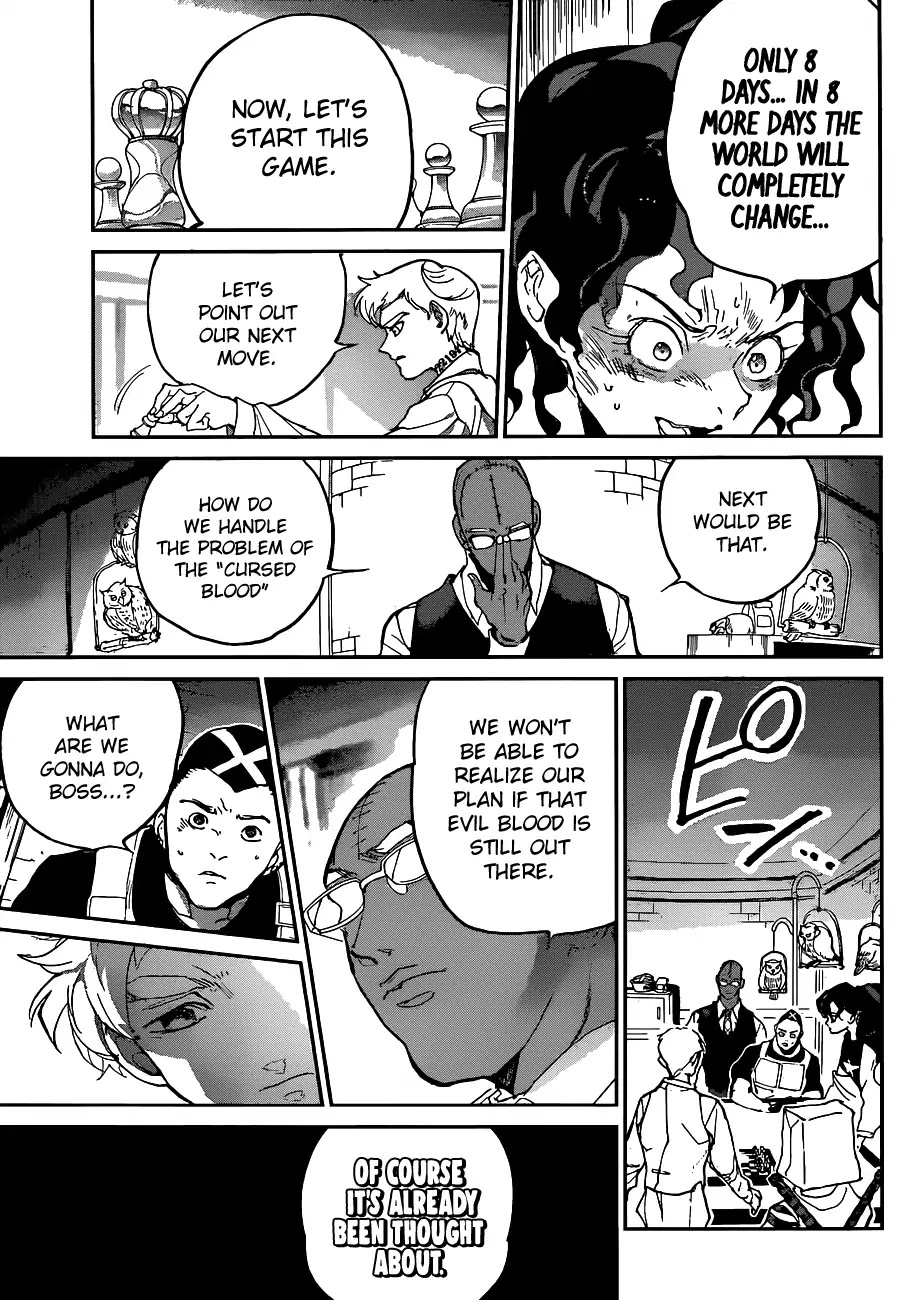 Yakusoku no Neverland Chapter 132 page 15 - Chapter 132: Assailing Criminals