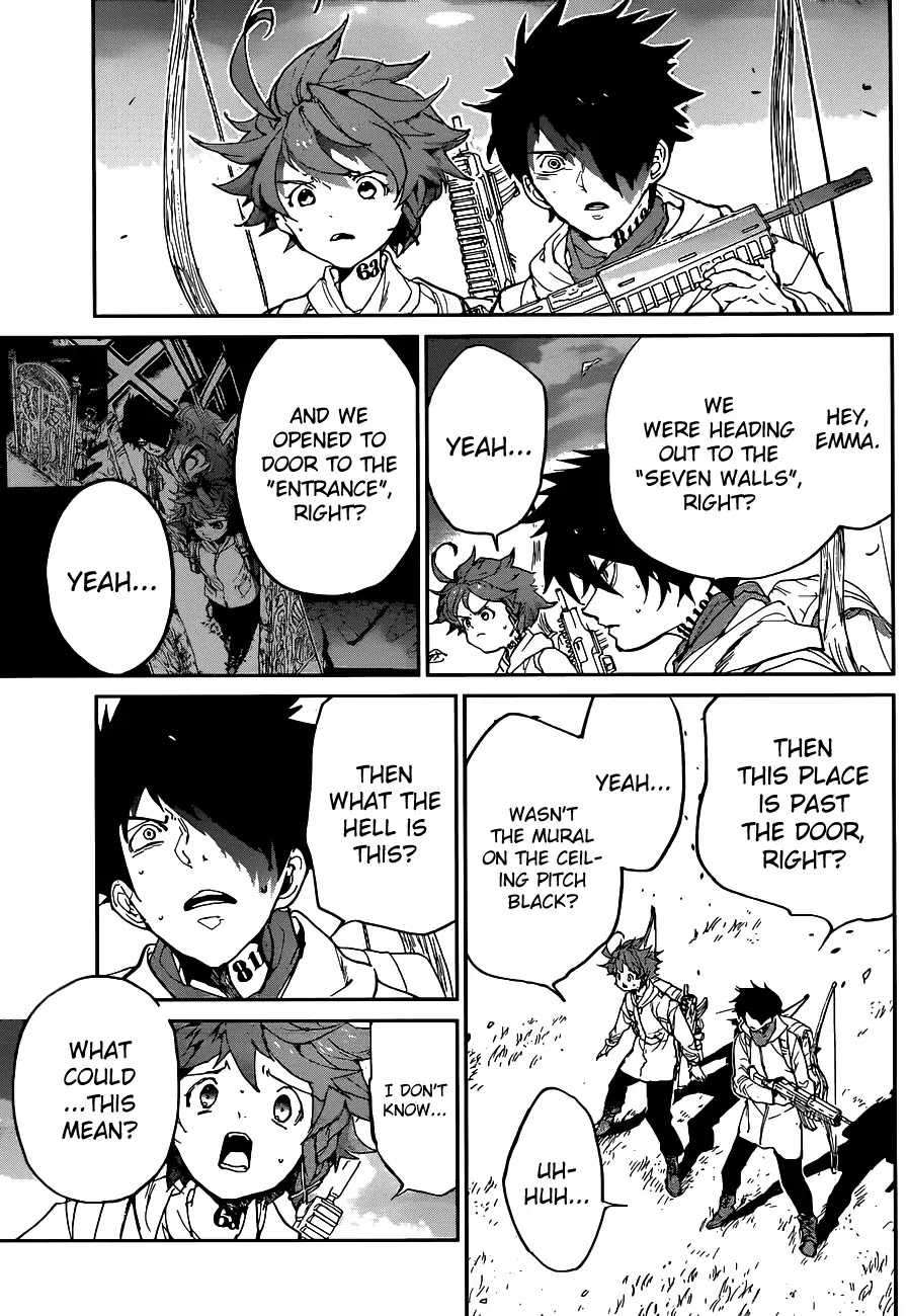 Yakusoku no Neverland Chapter 132 page 17 - Chapter 132: Assailing Criminals