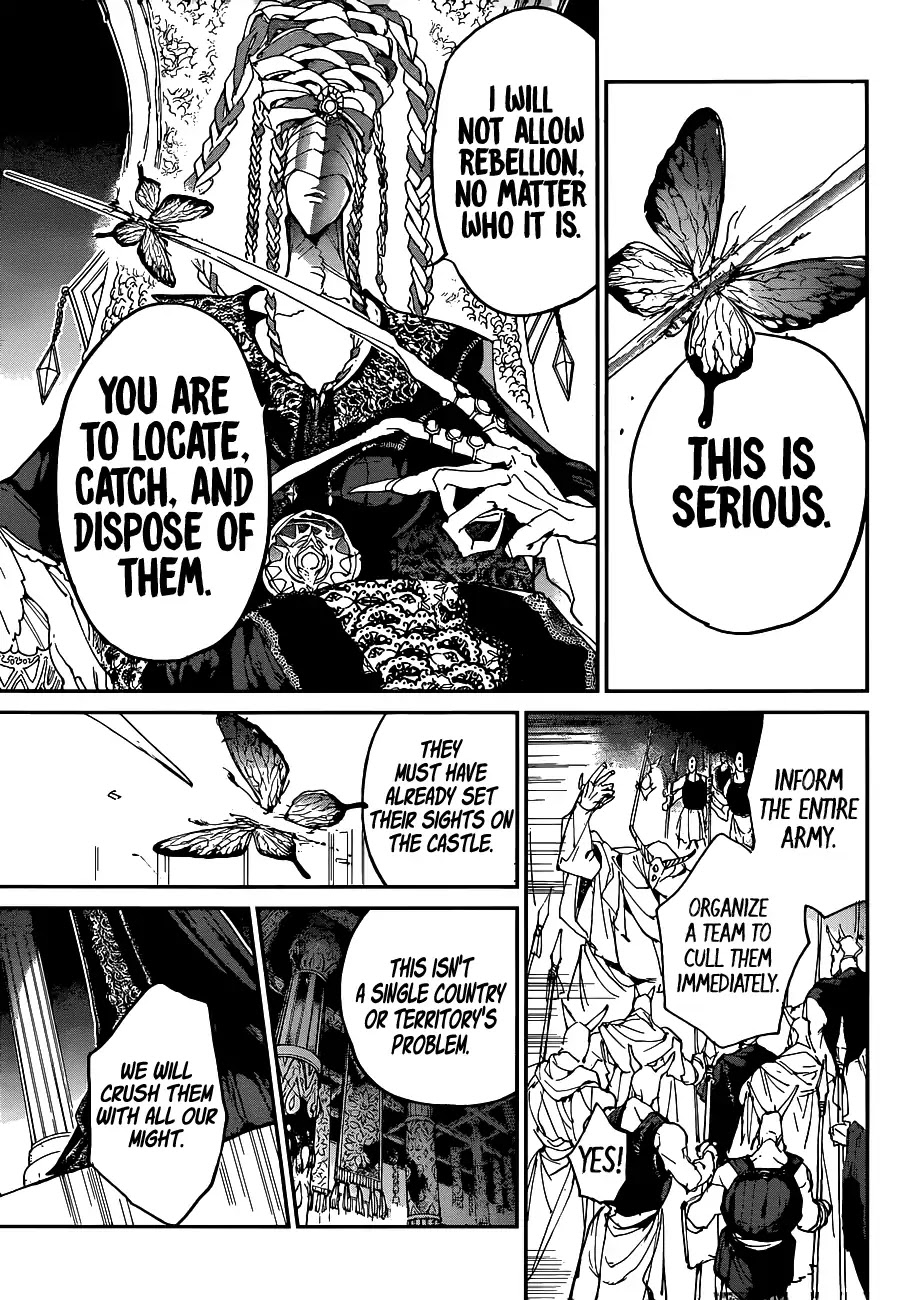 Yakusoku no Neverland Chapter 132 page 8 - Chapter 132: Assailing Criminals