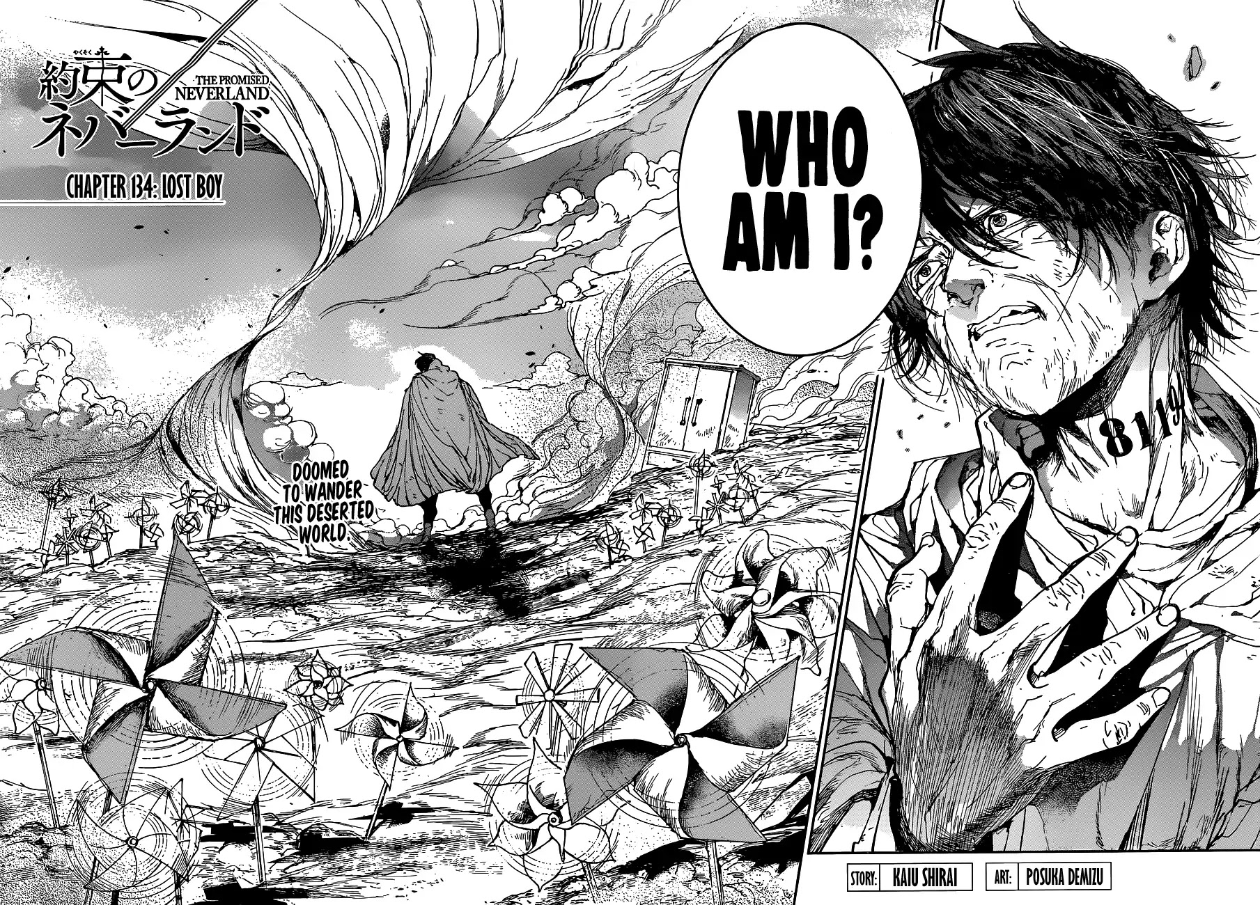 Yakusoku no Neverland Chapter 134 page 3 - Chapter 134: Lost Boy