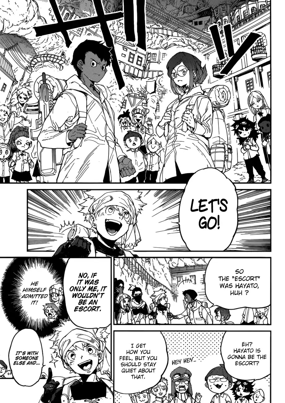 Yakusoku no Neverland Chapter 135 page 12 - Chapter 135: A Search