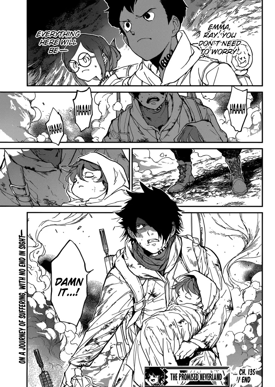 Yakusoku no Neverland Chapter 135 page 20 - Chapter 135: A Search