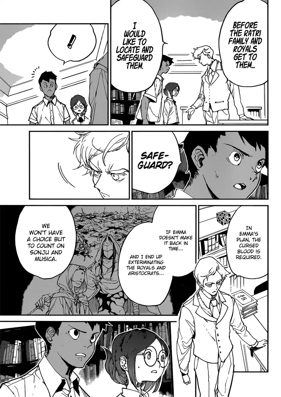 Yakusoku no Neverland Chapter 135 page 4 - Chapter 135: A Search