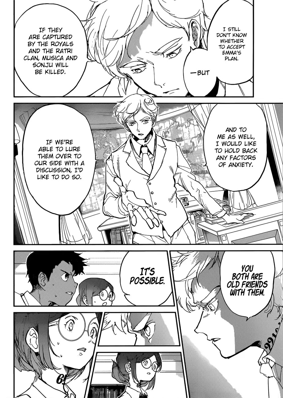 Yakusoku no Neverland Chapter 135 page 5 - Chapter 135: A Search