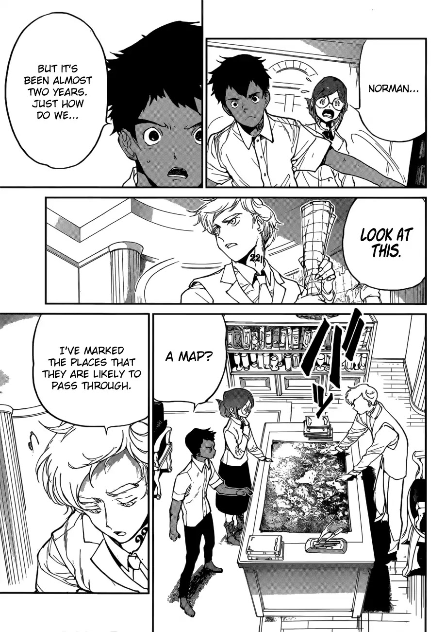 Yakusoku no Neverland Chapter 135 page 6 - Chapter 135: A Search