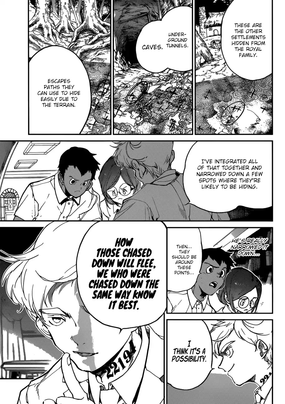 Yakusoku no Neverland Chapter 135 page 8 - Chapter 135: A Search