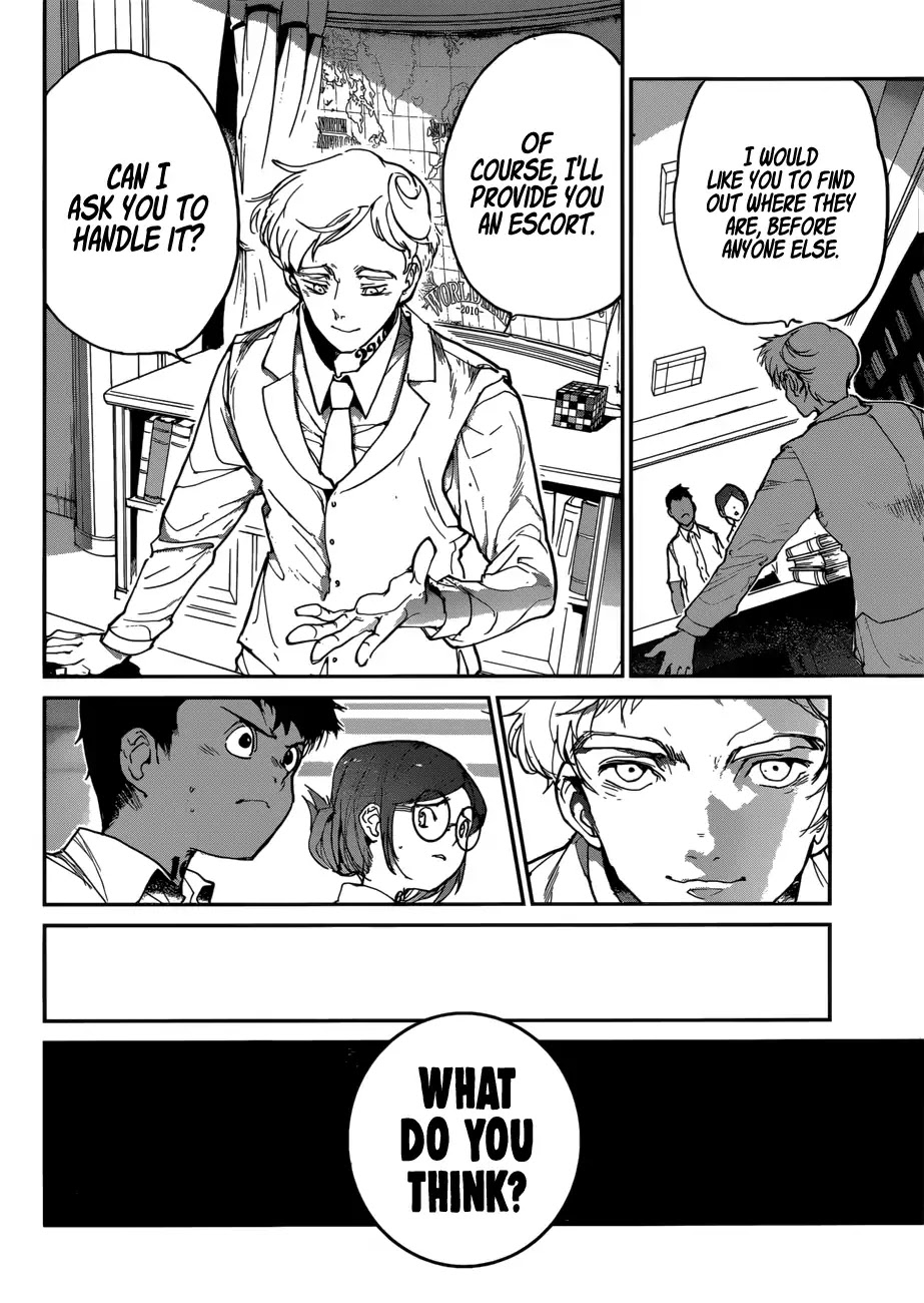 Yakusoku no Neverland Chapter 135 page 9 - Chapter 135: A Search