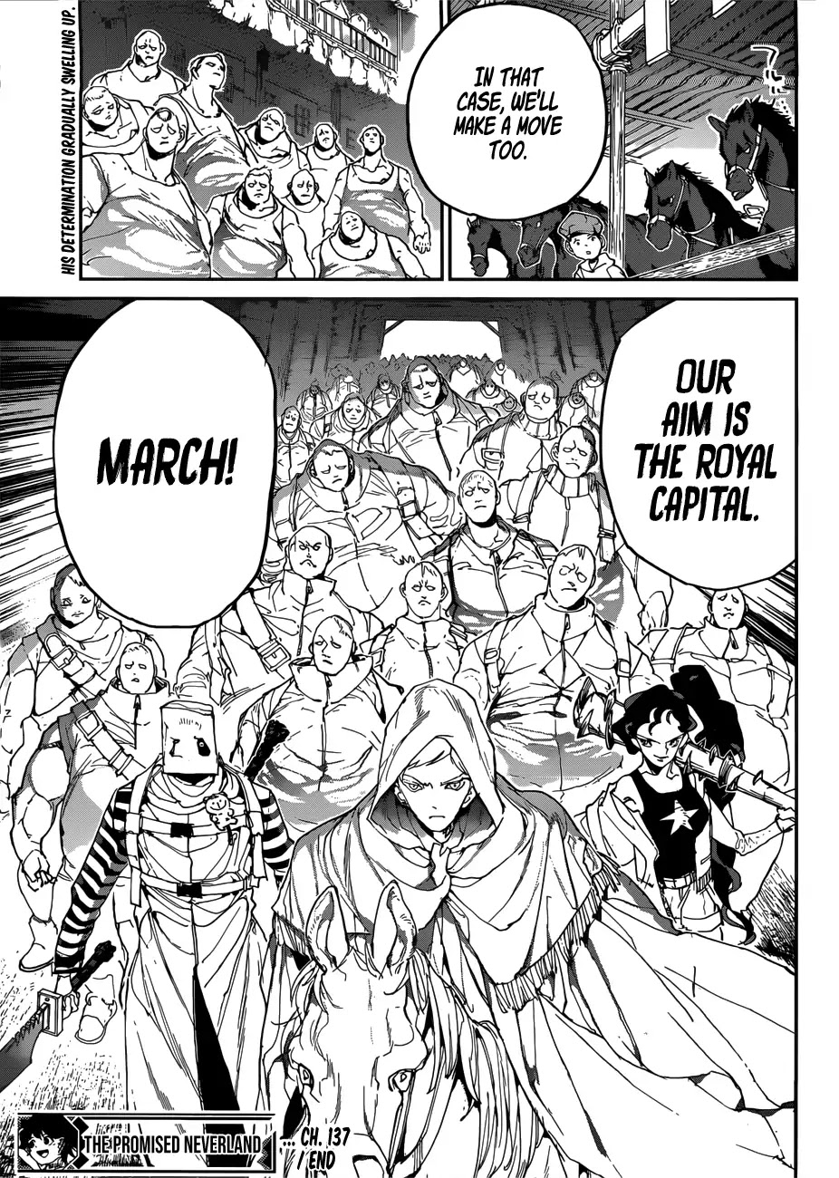 Yakusoku no Neverland Chapter 137 page 17 - Chapter 137: Transformation