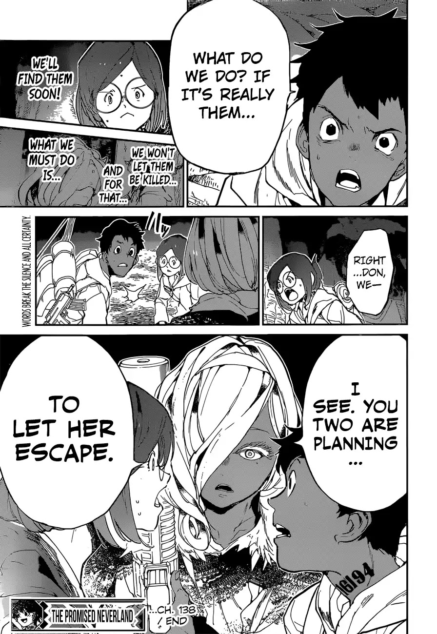Yakusoku no Neverland Chapter 138 page 21 - Chapter 138: The Search for the Demons (1)