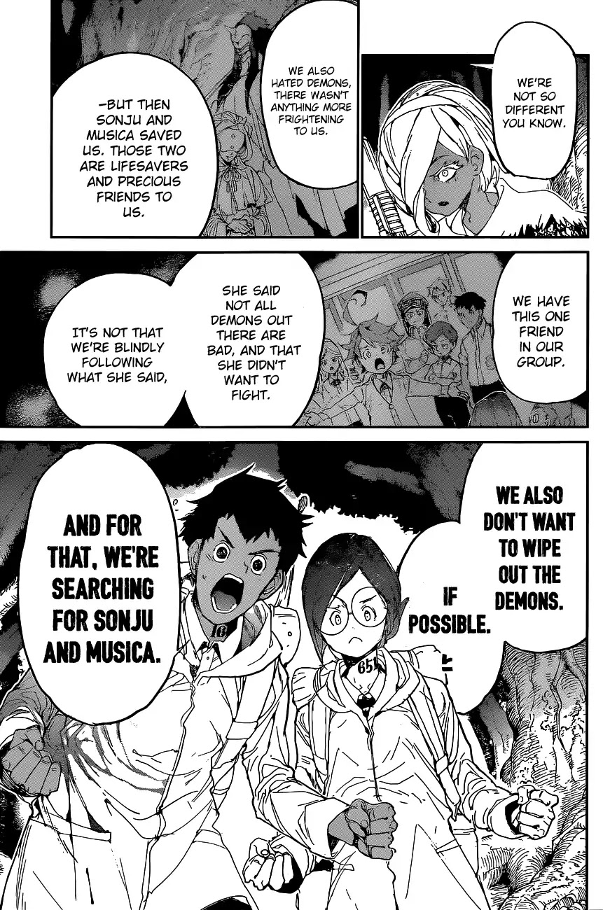 Yakusoku no Neverland Chapter 139 page 16 - Chapter 139: The Search for the Demons (2)