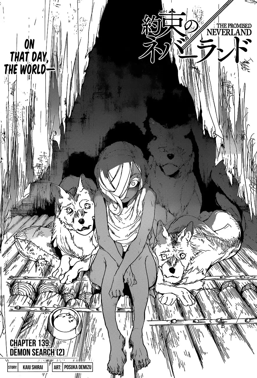 Yakusoku no Neverland Chapter 139 page 3 - Chapter 139: The Search for the Demons (2)
