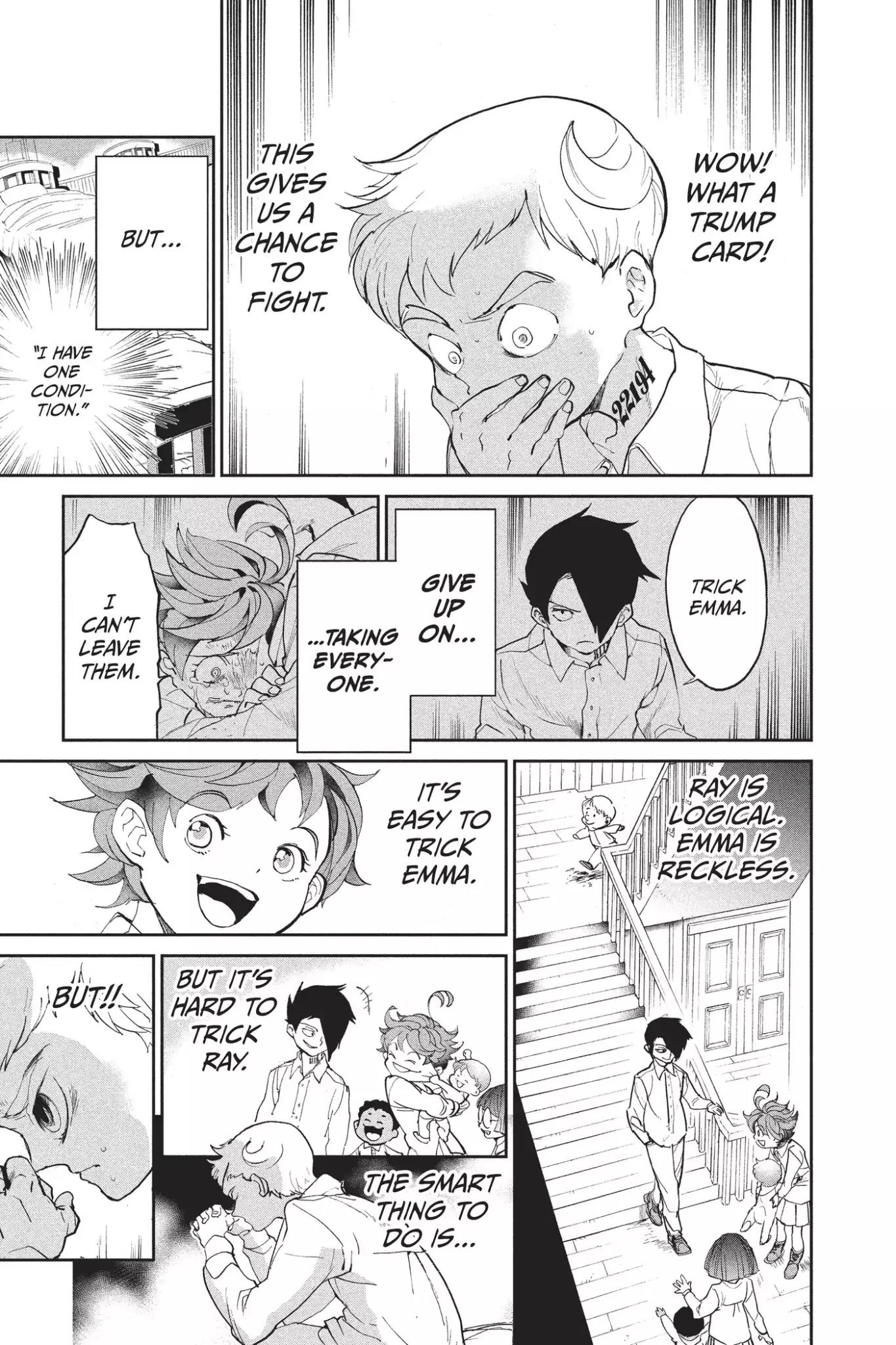 Yakusoku no Neverland Chapter 14 page 15 - Chapter 14: Trump Card