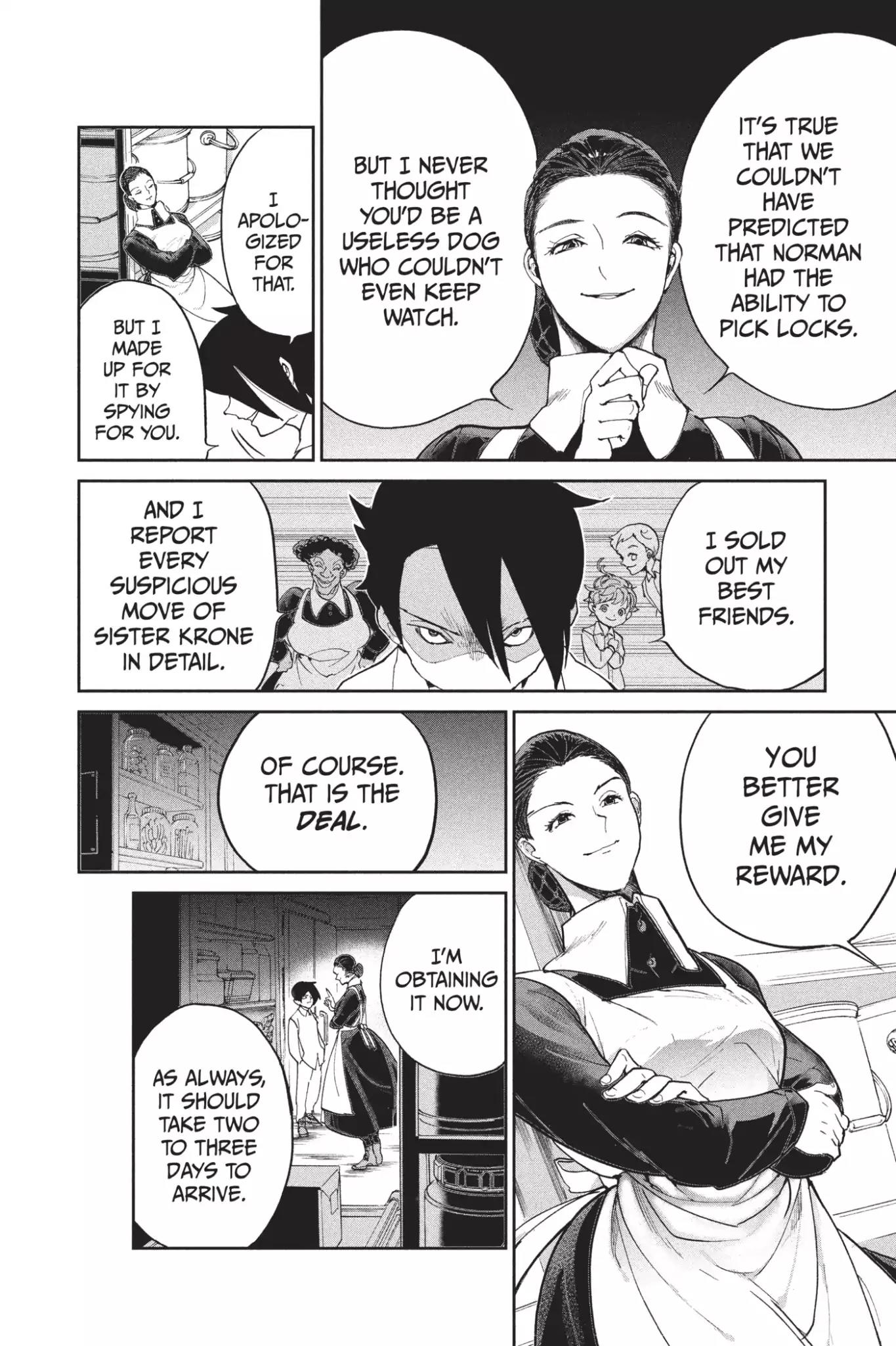 Yakusoku no Neverland Chapter 14 page 18 - Chapter 14: Trump Card