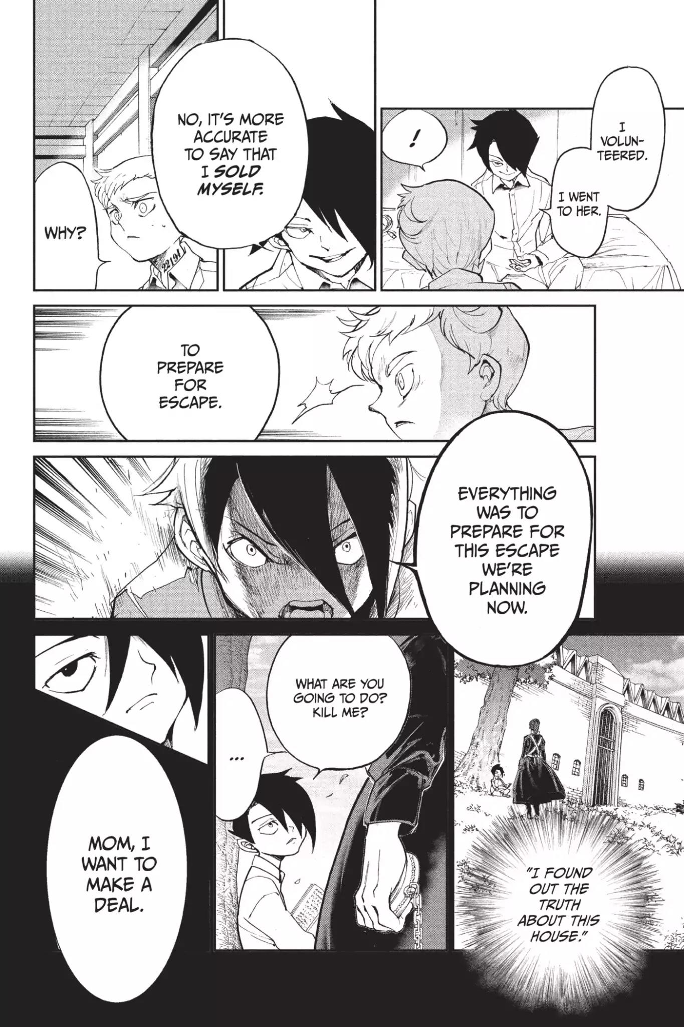 Yakusoku no Neverland Chapter 14 page 2 - Chapter 14: Trump Card