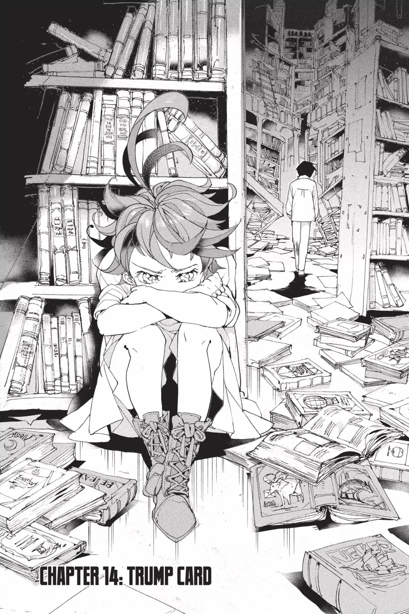 Yakusoku no Neverland Chapter 14 page 3 - Chapter 14: Trump Card