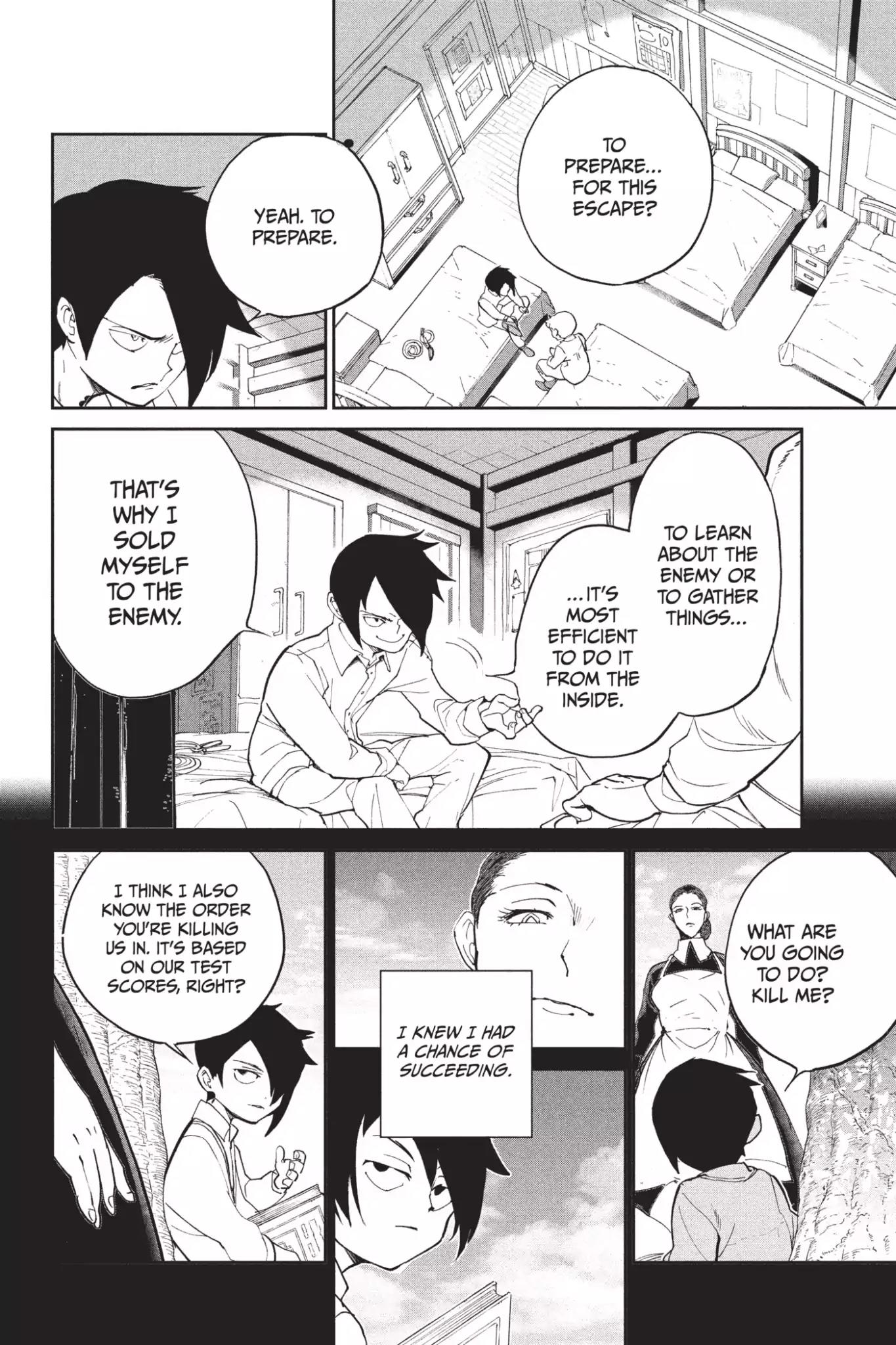 Yakusoku no Neverland Chapter 14 page 4 - Chapter 14: Trump Card