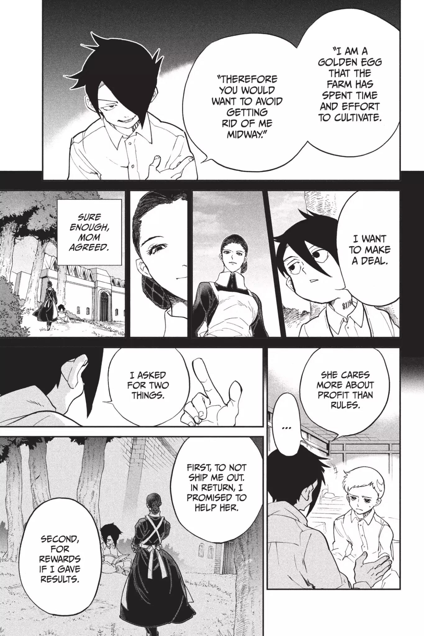 Yakusoku no Neverland Chapter 14 page 5 - Chapter 14: Trump Card
