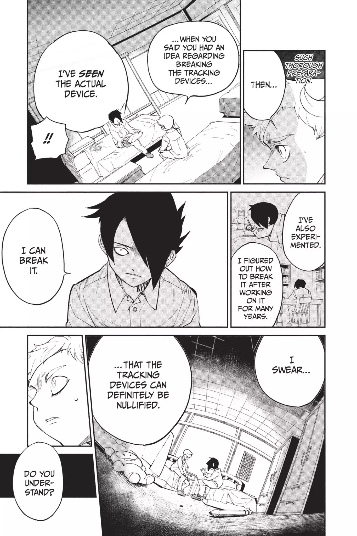 Yakusoku no Neverland Chapter 14 page 7 - Chapter 14: Trump Card